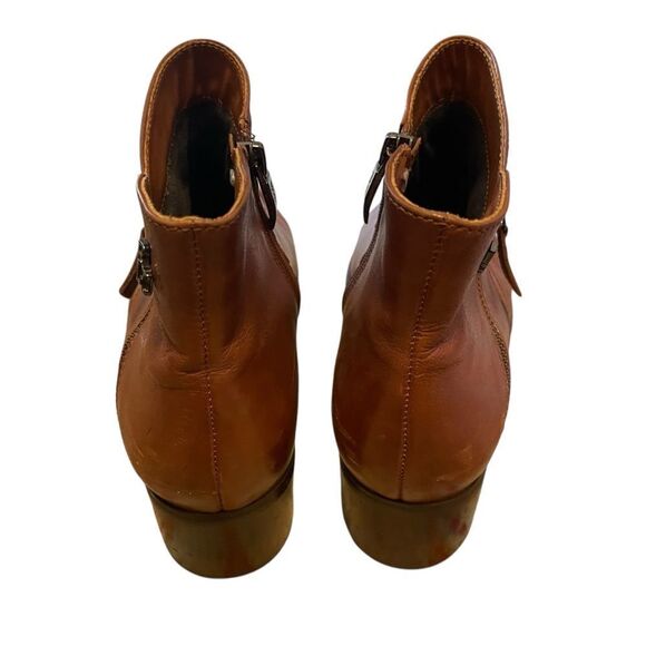 Regarde Le Ciel Brown Leather Booties Boots Size 40 US 9 - Picture 3 of 5